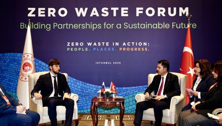 Bakan Murat Kurum, Sıfır Atık Forumu’nda 8 Ülkenin Bakanı ile Görüştü