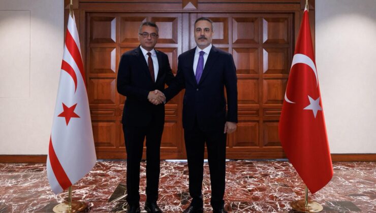 Hakan Fidan, KKTC Cumhurbaşkanı Tufan Erhürman ile Ankara’da Görüştü
