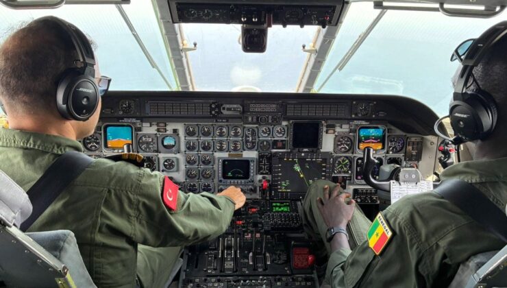 Türk ve Senegal Deniz Kuvvetlerinden Ortak Eğitim Uçuşu