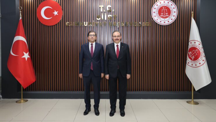 Siirt’te Kurumlar Arası Eşgüdüm Vurgusu: Vali Kızılkaya’dan Başsavcı Coşkun’a Ziyaret