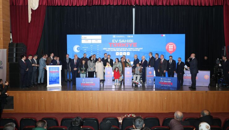 Van’da 6 Bin 803 Sosyal Konutun Hak Sahipleri Kura İle Belirlendi