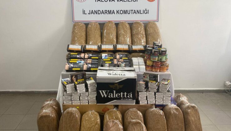 Yalova’da Kaçak Tütün Operasyonu: Çok Sayıda Malzeme Ele Geçirildi