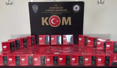 Aydın’da Kaçak Telefon Operasyonu: 100 Gümrük Kaçağı Cihaz Ele Geçirildi