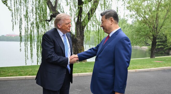 Şi Cinping ile Trump Zhongnanhai’da Bir Araya Geldi