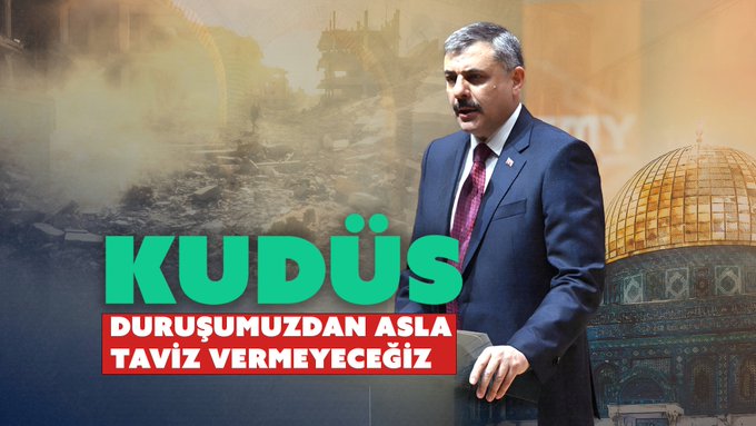 İçişleri Bakanı Çiftçi: Filistin Ve Gazze Duruşumuzdan Asla Taviz Vermeyeceğiz