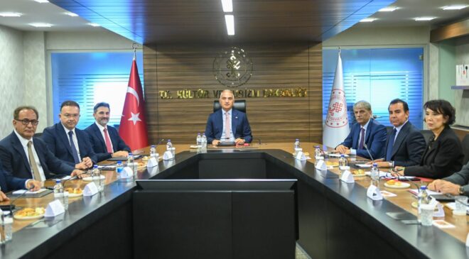 Kültür Ve Turizm Bakanı Ersoy, Hizmet İhracatçıları Birliği Heyetini Kabul Etti