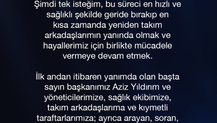 Kerem Aktürkoğlu: Yapılan Kontrollerde Olumsuz Bir Bulguya Rastlanmadı