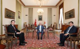 TBMM Başkanı Numan Kurtulmuş, Saadet Partisi Genel Başkanı Mahmut Arıkan’ı Kabul Etti